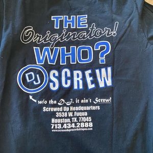 Screwed Up Click rare tshirt (DJ Screw)